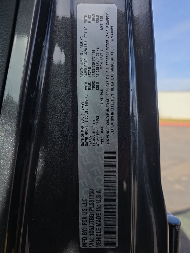 2023 Jeep Gladiator Rubicon