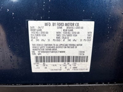 2017 Ford Explorer Platinum