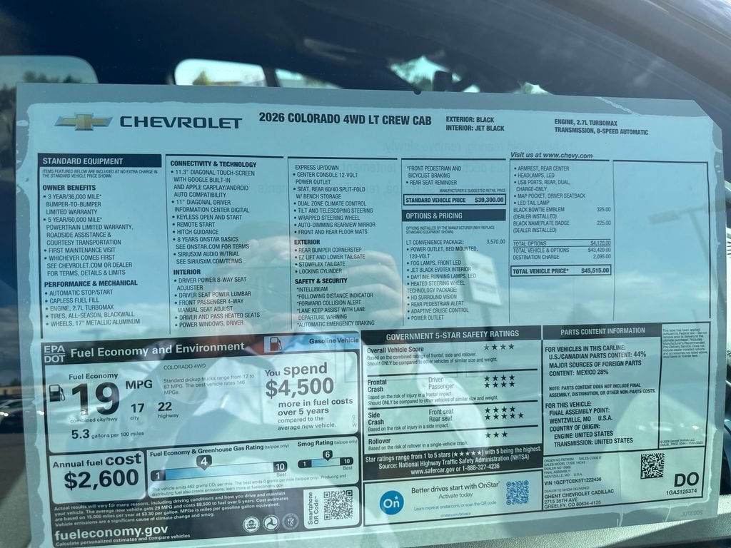 2026 Chevrolet Colorado LT