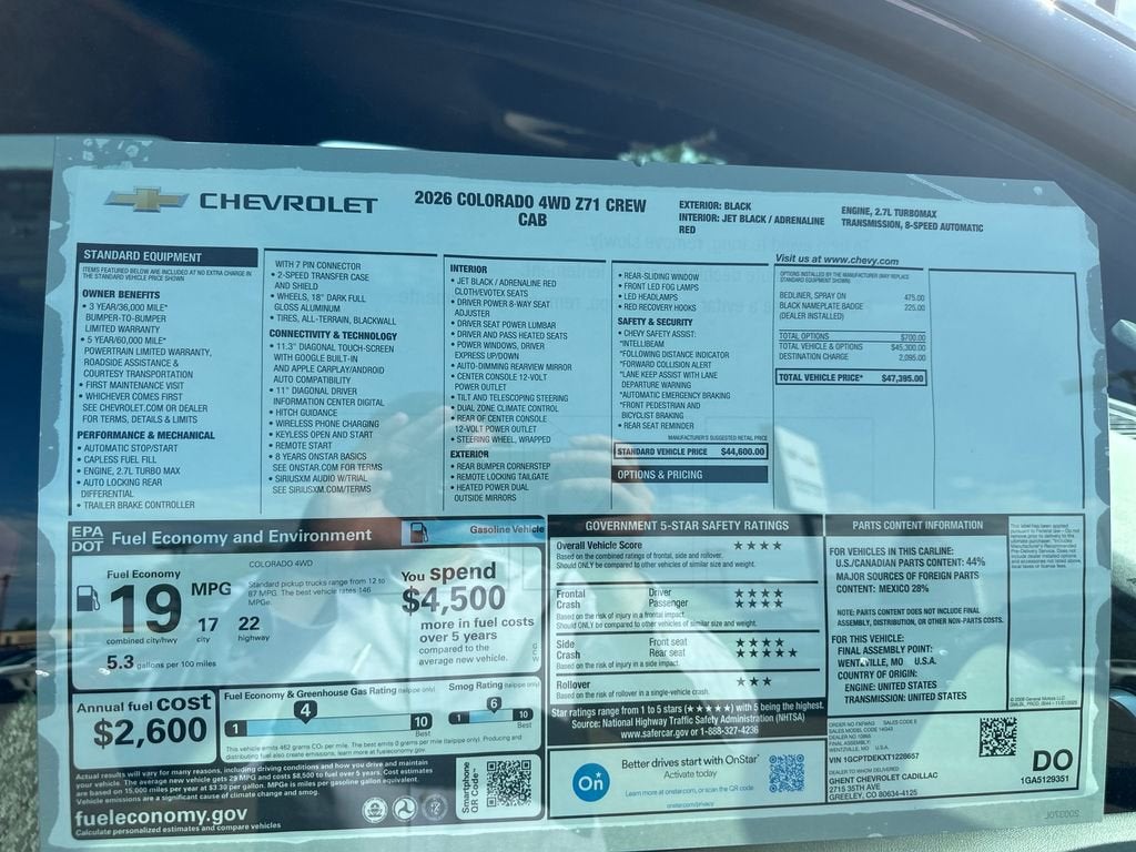 2026 Chevrolet Colorado Z71