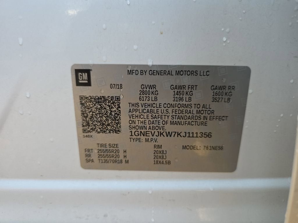 2019 Chevrolet Traverse High Country