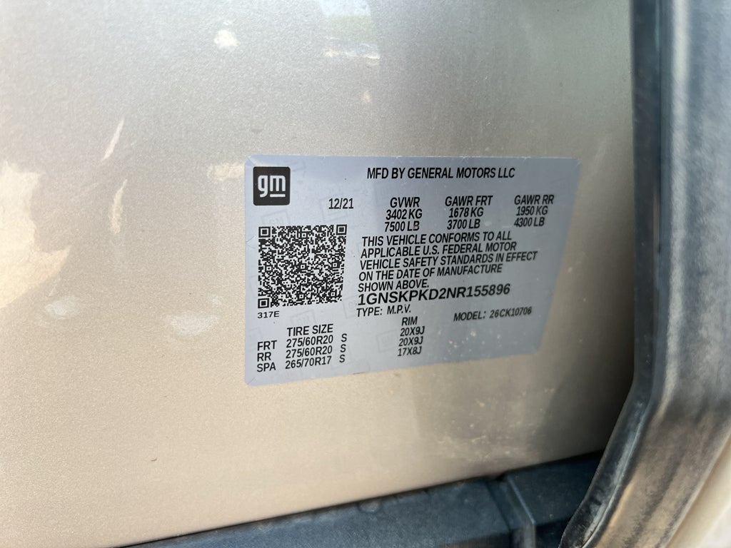 2022 Chevrolet Tahoe Z71