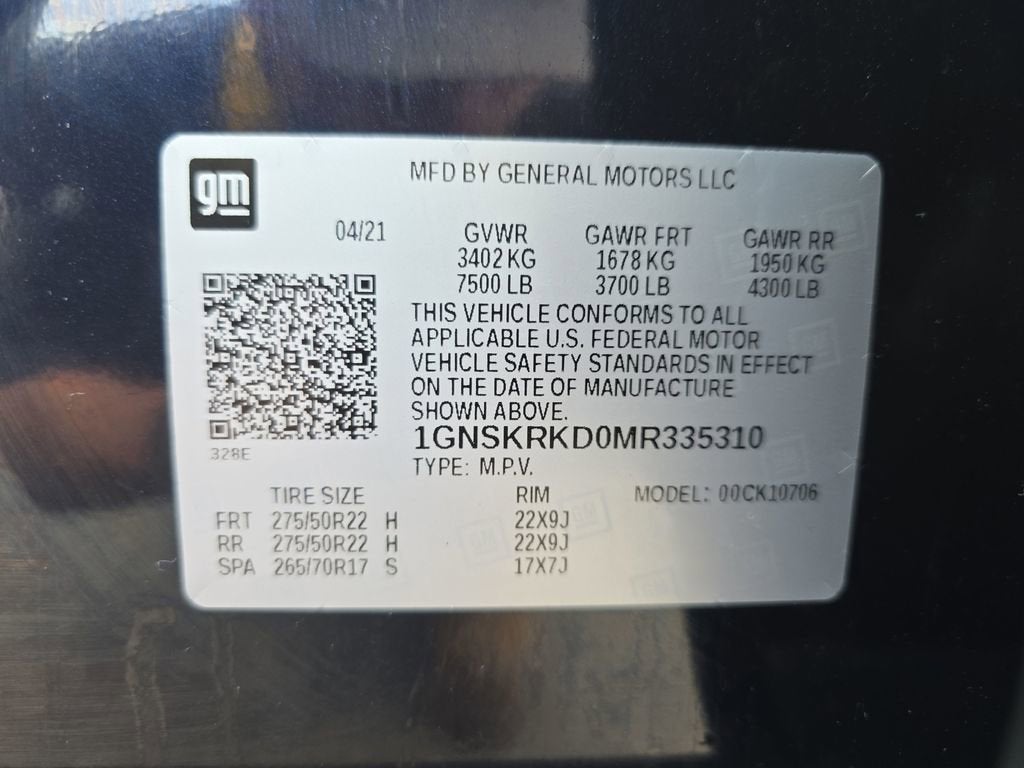 2021 Chevrolet Tahoe RST