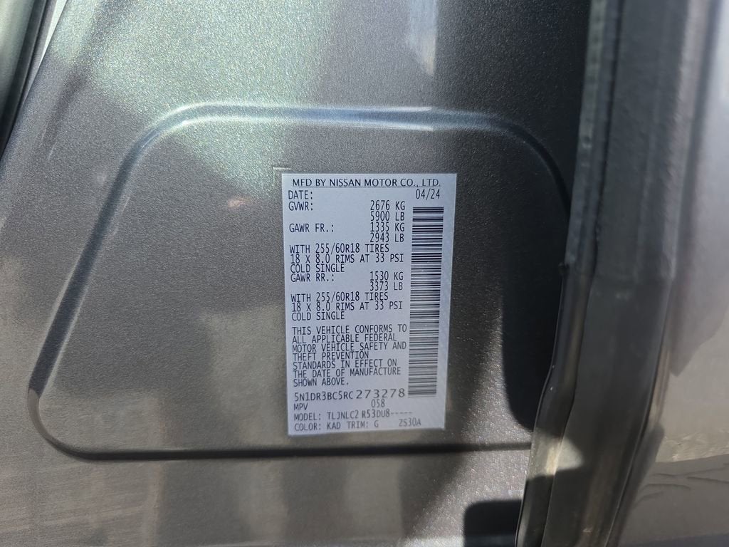 2024 Nissan Pathfinder SV