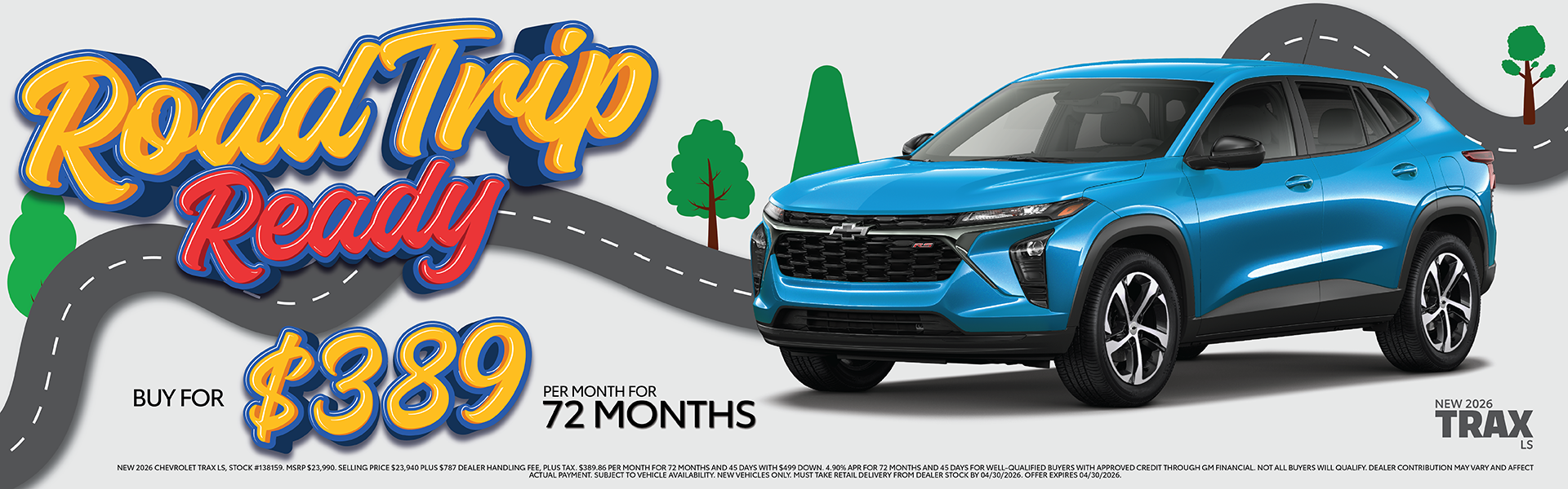 Great Trax Monthly Payment