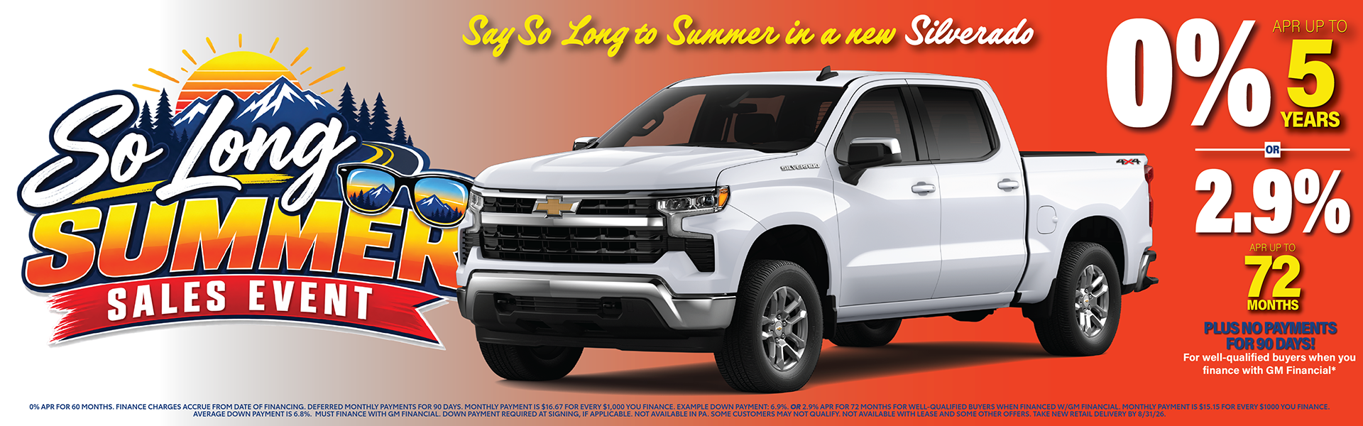 Great Finance Offer on Silverado