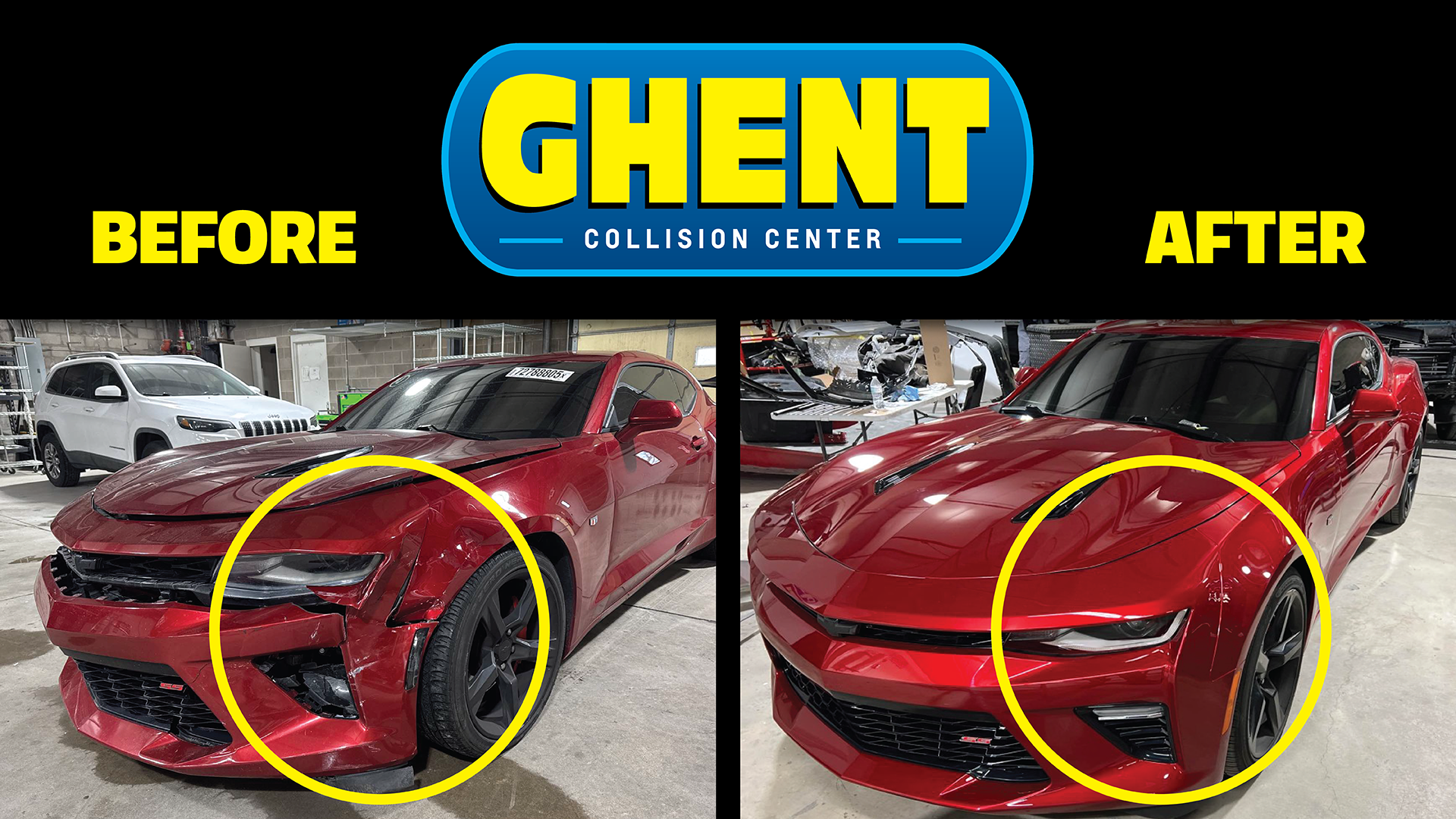 Camaro Before and After
