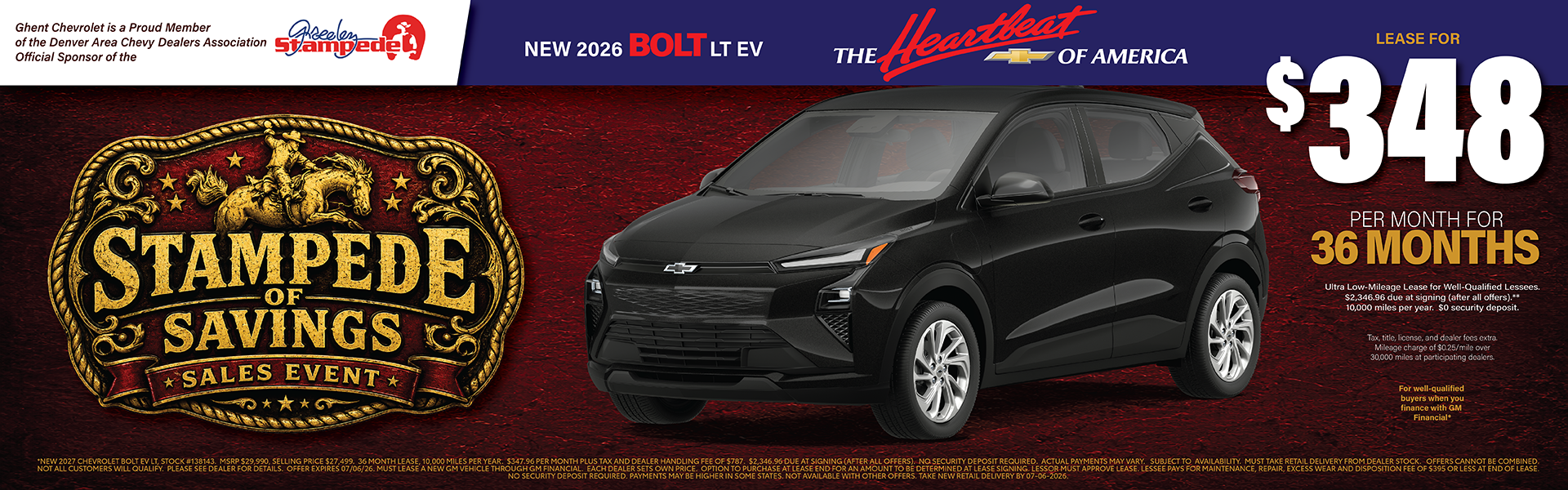 Great Lease Offer on Bolt EV