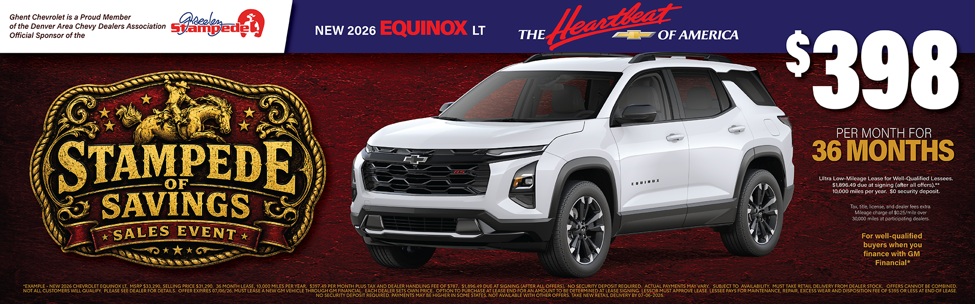 Great Lease Offer on Equinox