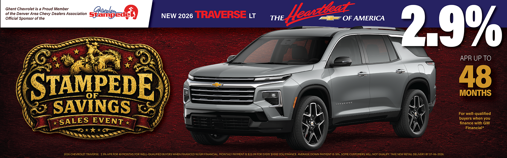 Great Finance Offer on Traverse