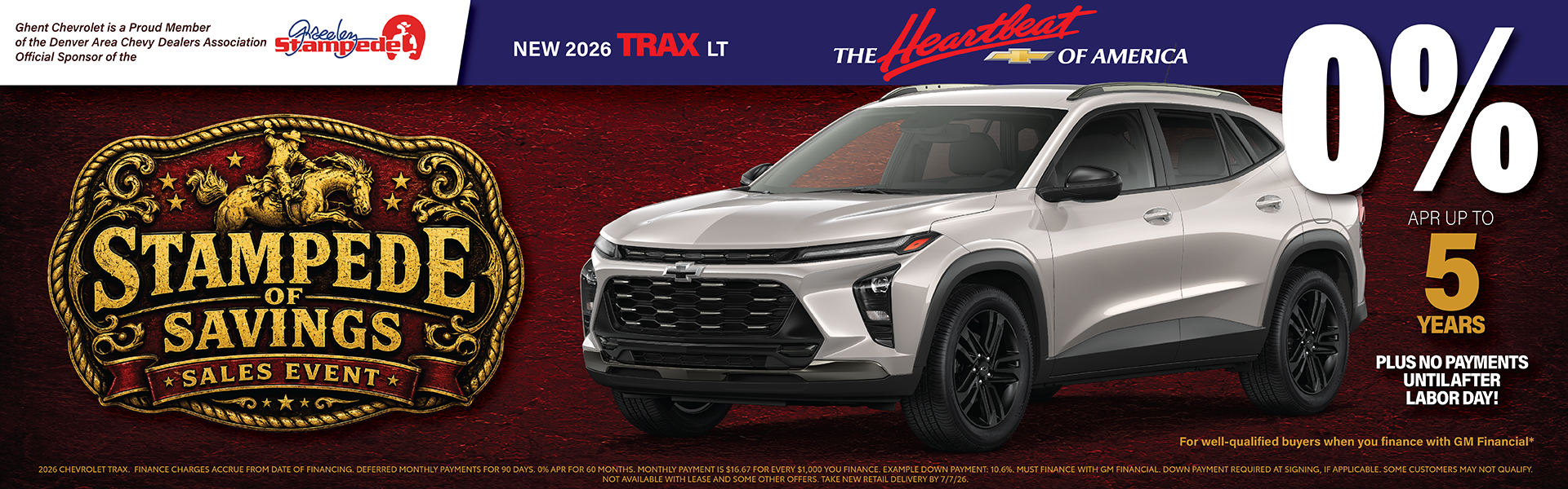 Great Finance Offer on Trax