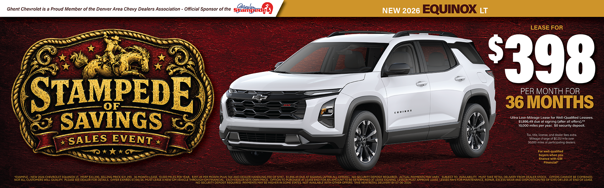 Great Lease Offer on Equinox