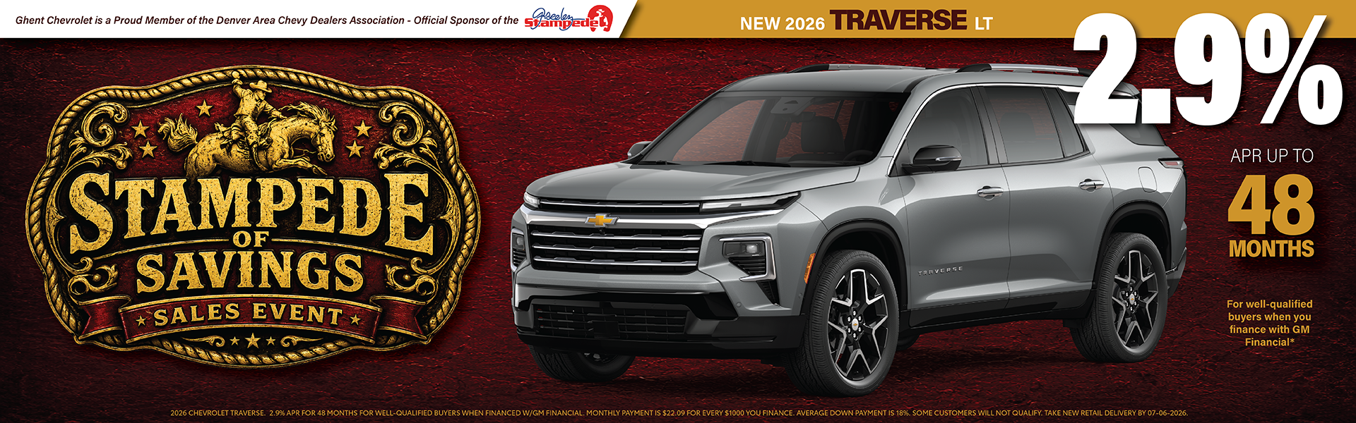 Great Finance Offer on Traverse