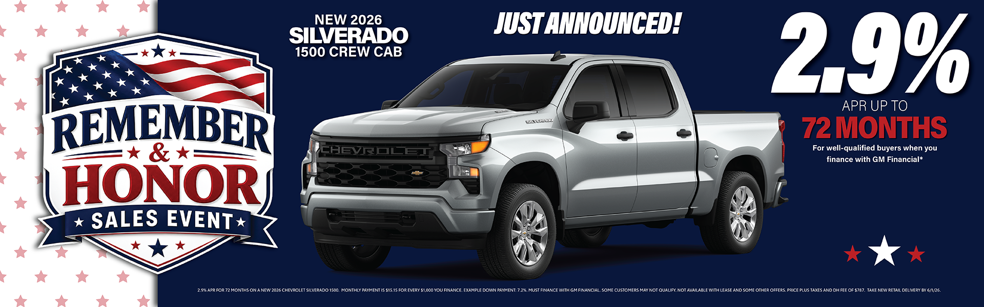 Memorial Day Savings on Silverado 1500