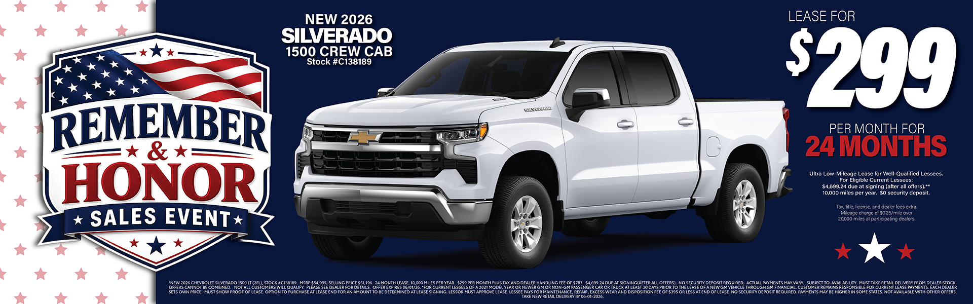 Memorial Day Savings on Silverado 1500