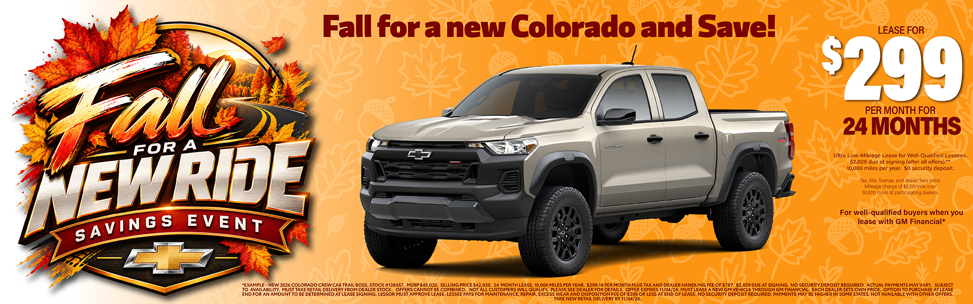 Great Lease Offer on Colorado