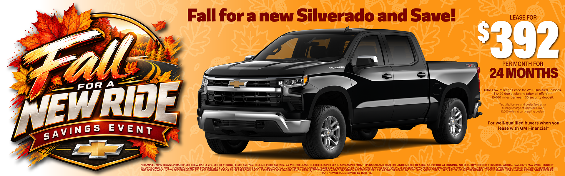 Great Lease Offer on Silverado