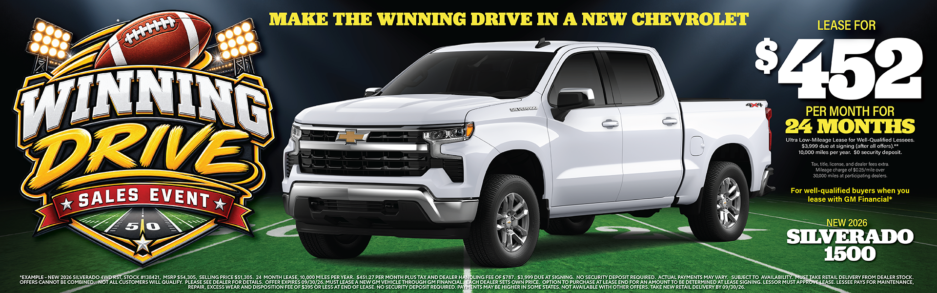 Great Lease Offer on Silverado